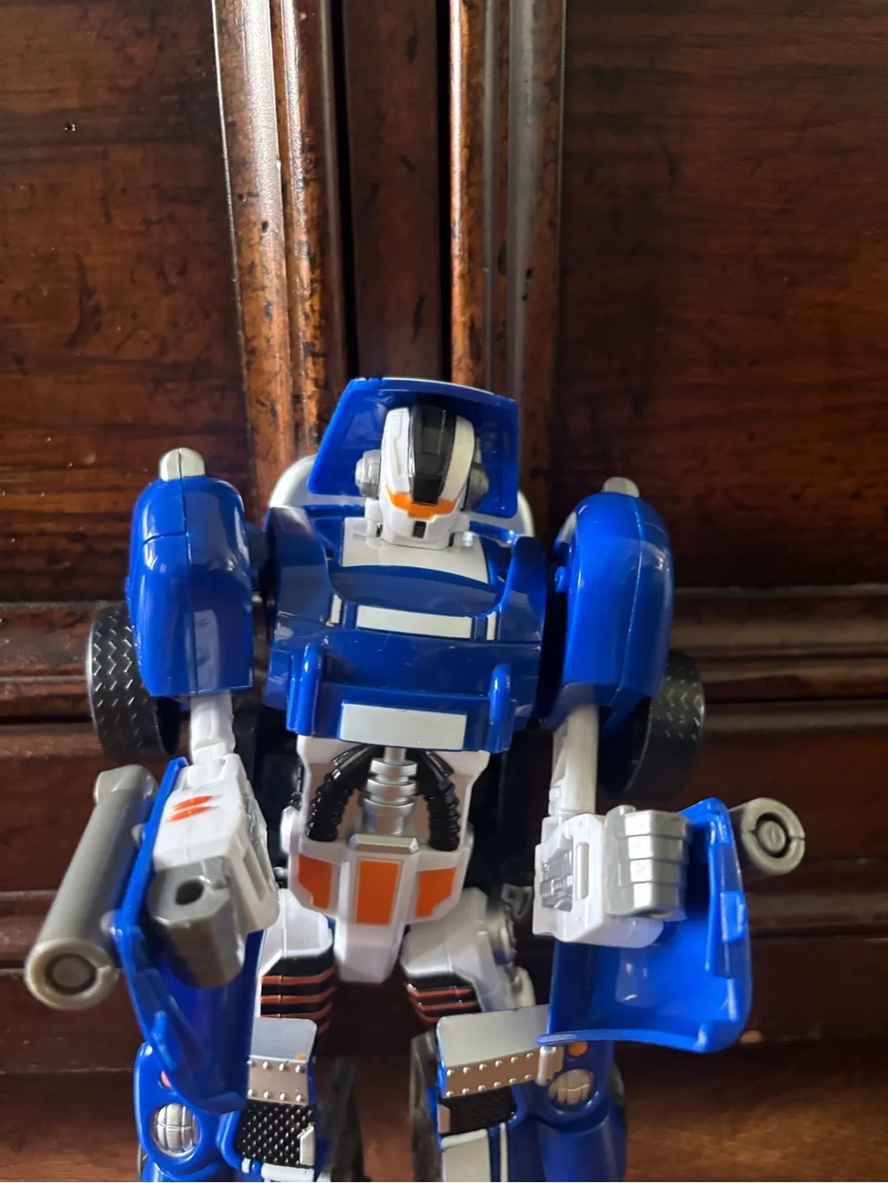 Blue Convertible Toy Car for Kids - transformer